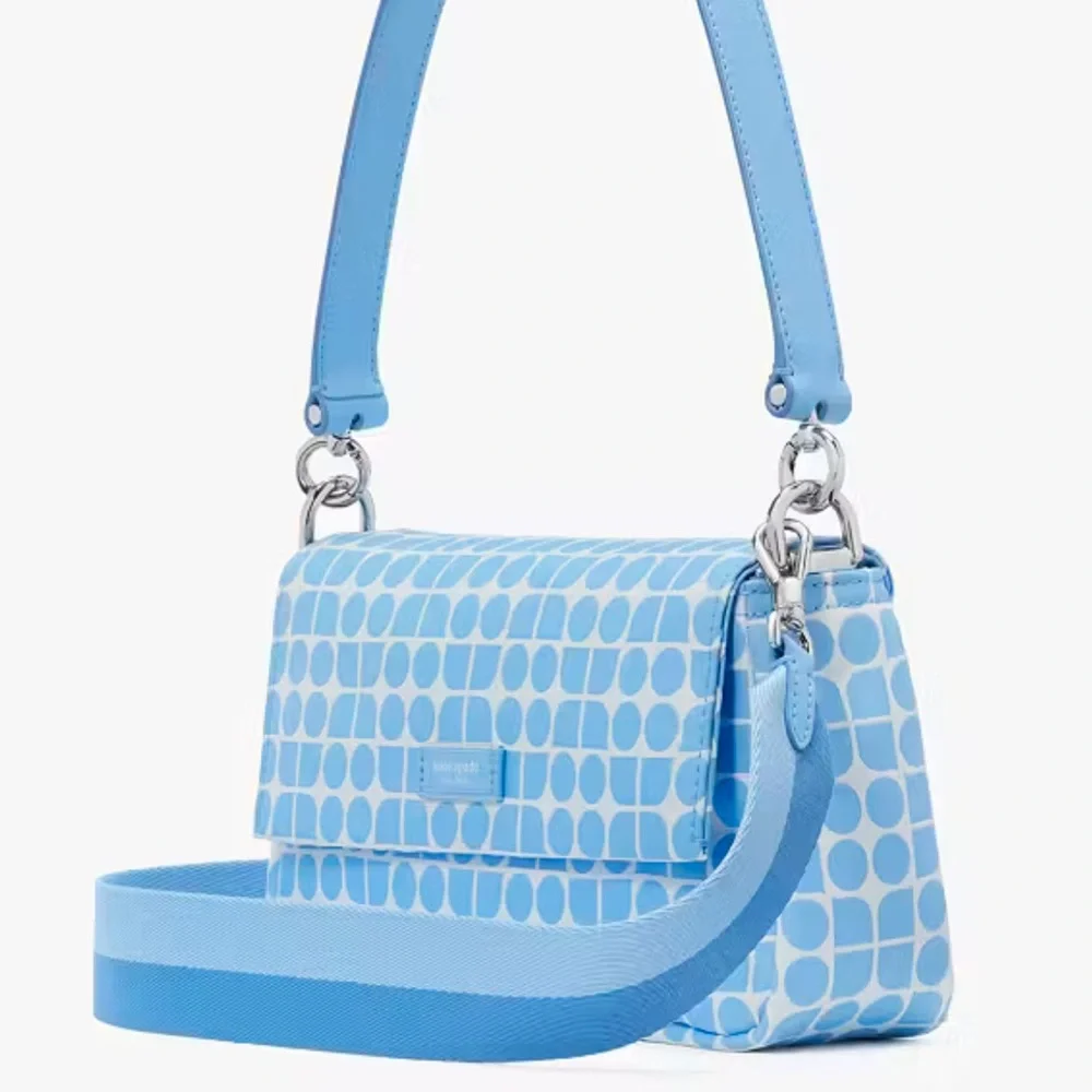 Kate Spade Noel Jacquard Convertible Crossbody Canvas XBody
Astral Blue
NWT - Picture 1 of 16